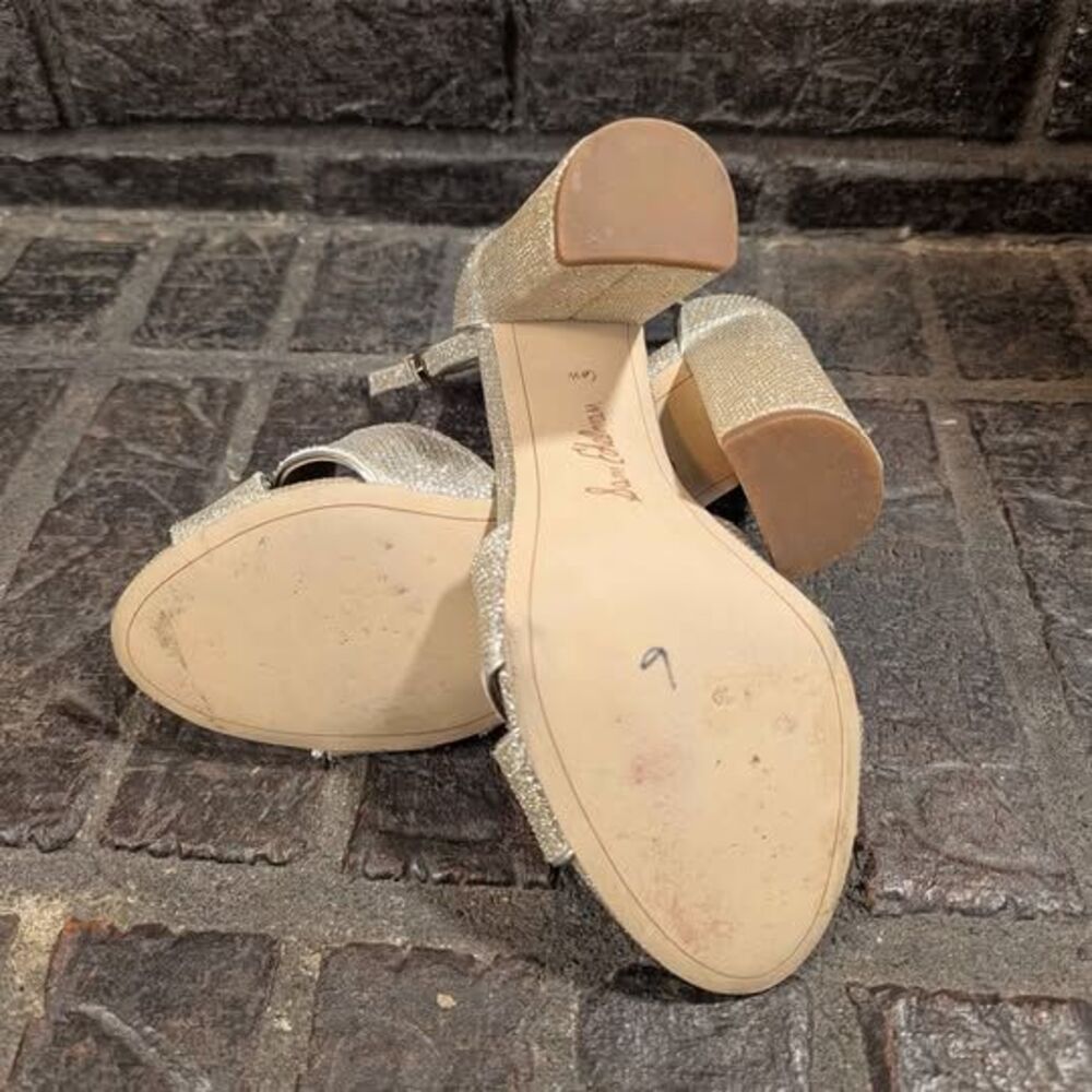 Sam Edelman Gold Heel Sandals size 6.5 - Picture 7 of 10